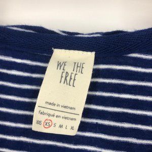 Free People Tops - We The Free | Boho Striped Blue Top Sz XS Free People Tops - We The Free | Boho Striped Blue Top Sz XS